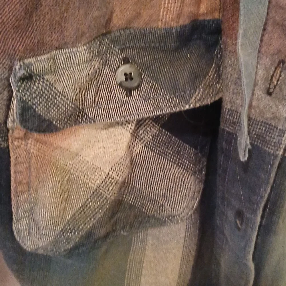 Carhartt Multicolor Plaid Hoodie RL12 - Picture 3 of 10